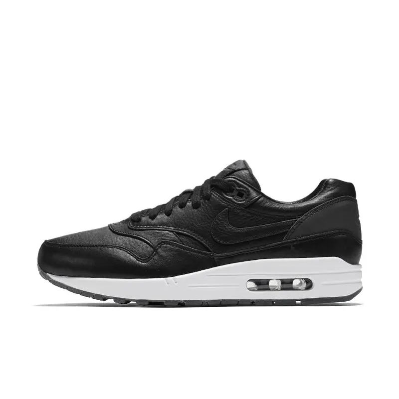 Nike Air Max 1 Pinnacle Black Leather Black/Black-Black-White (859554-001)