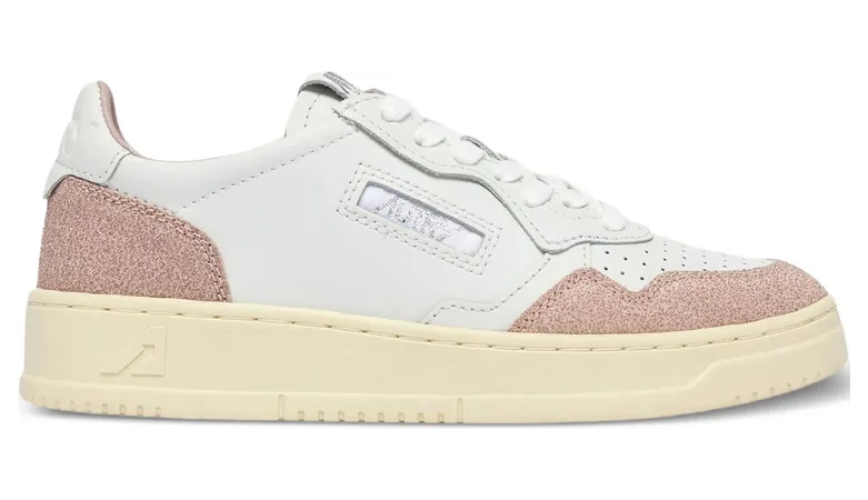 Autry Medalist Low Lace-up “White/Pink” (AULW PK06)