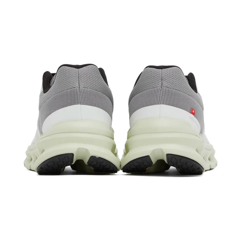 On Gray & Green Cloudrunner Low-Top (46.99019)