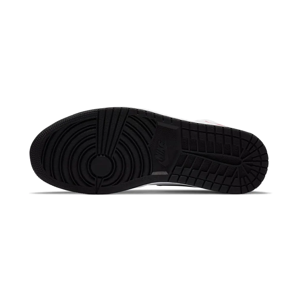 Jordan 1 Mid SE Union Black Toe White/Black-Light Smoke Grey-Gym Red (852542-100)