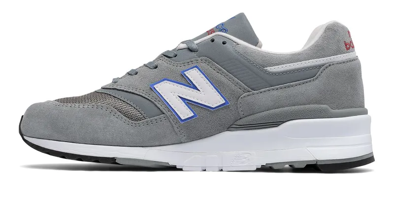 New Balance 997 Grey Blue Bell Grey/Blue Bell-Red (M997CNR)