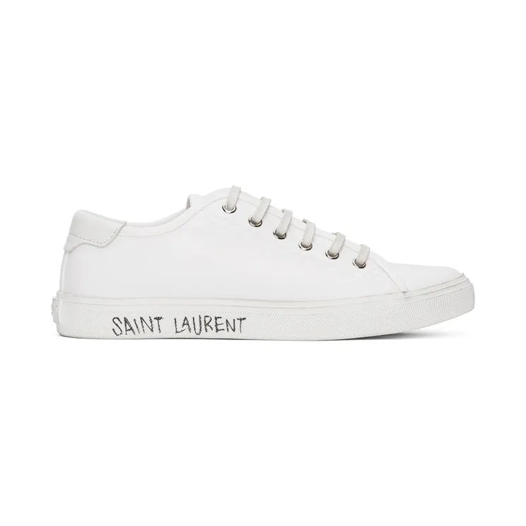 Saint Laurent Black Canvas Malibu Sneakers (606408GUZ20)