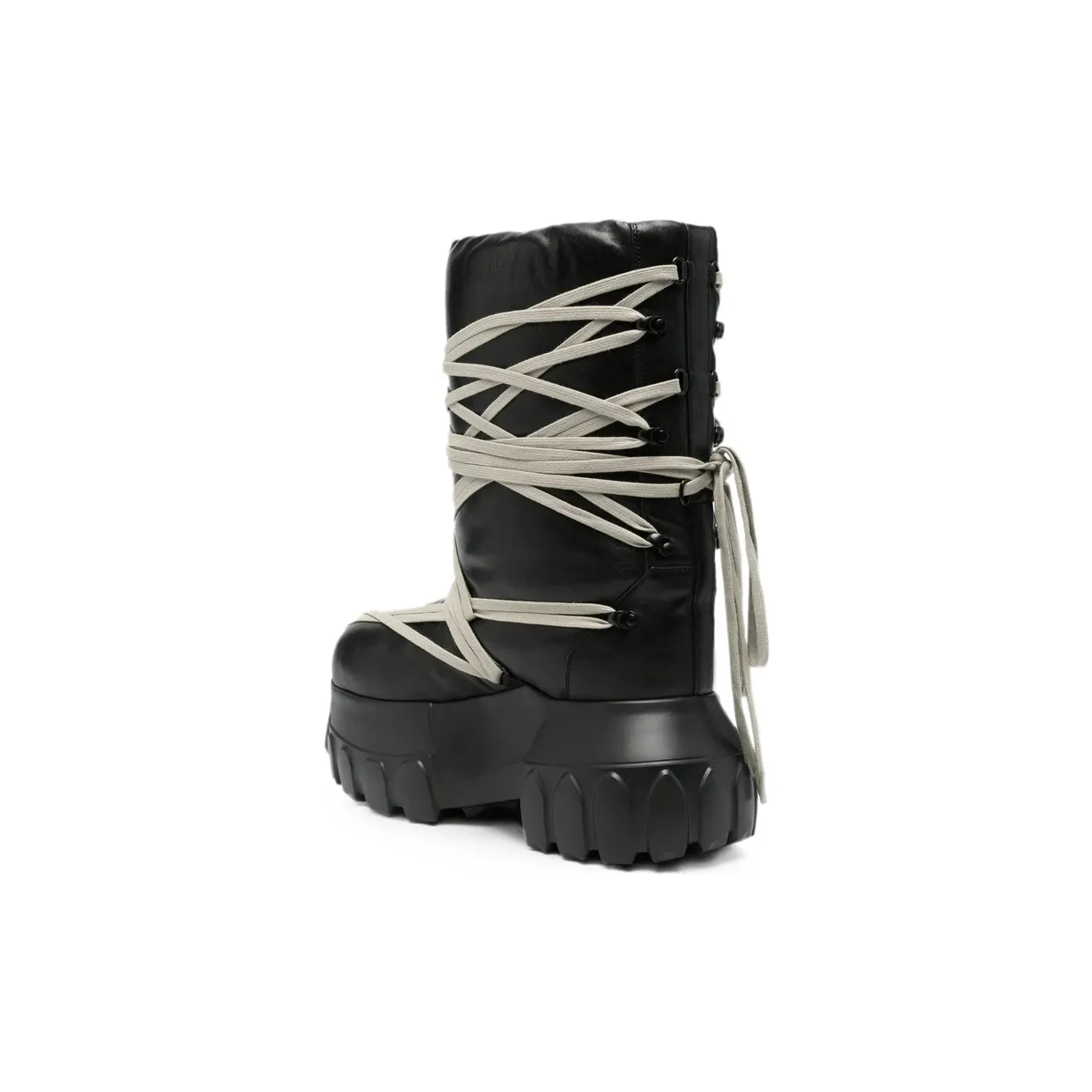 Rick Owens Mega Bumper Lace-up “Black” (RU02F4862 LGYPW1 99) (3)