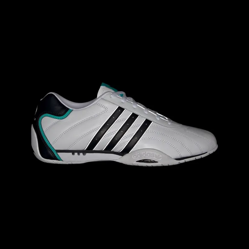 Adidas ADIRACER LO MERCEDES AMG PETRONAS F1 TEAM Shoes Cloud White / Core Black / Silver Metallic (JR4544)