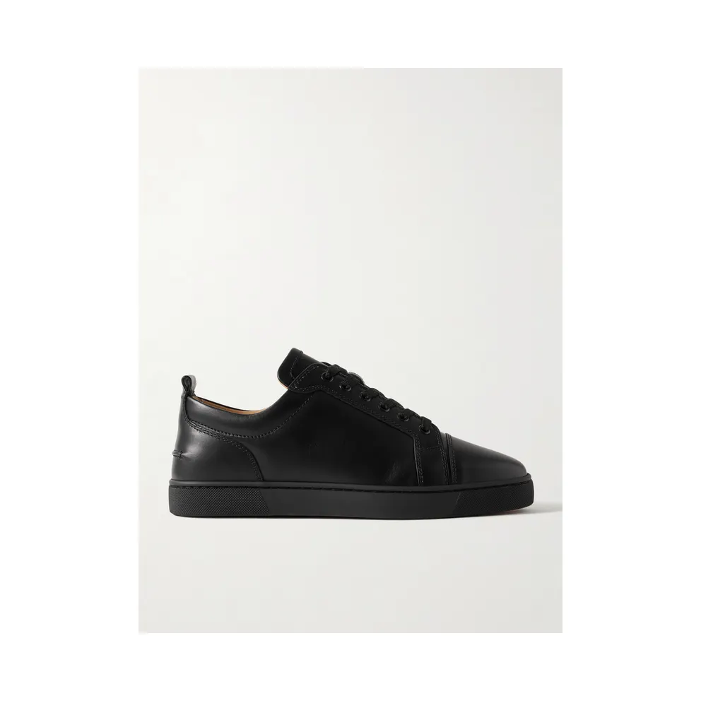 Christian Louboutin Louis Junior Leather Sneakers Black (3240420)