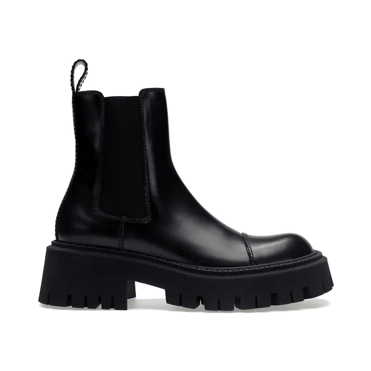 Balenciaga Tractor 20mm Boot Black (W) (641399WA8E91000)