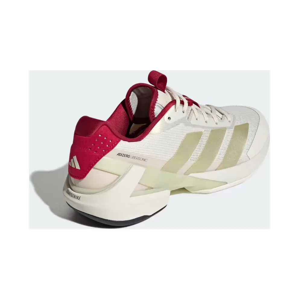 adidas Adizero Ubersonic 5 Chalk White Ice Gold Metallic (JS2562)