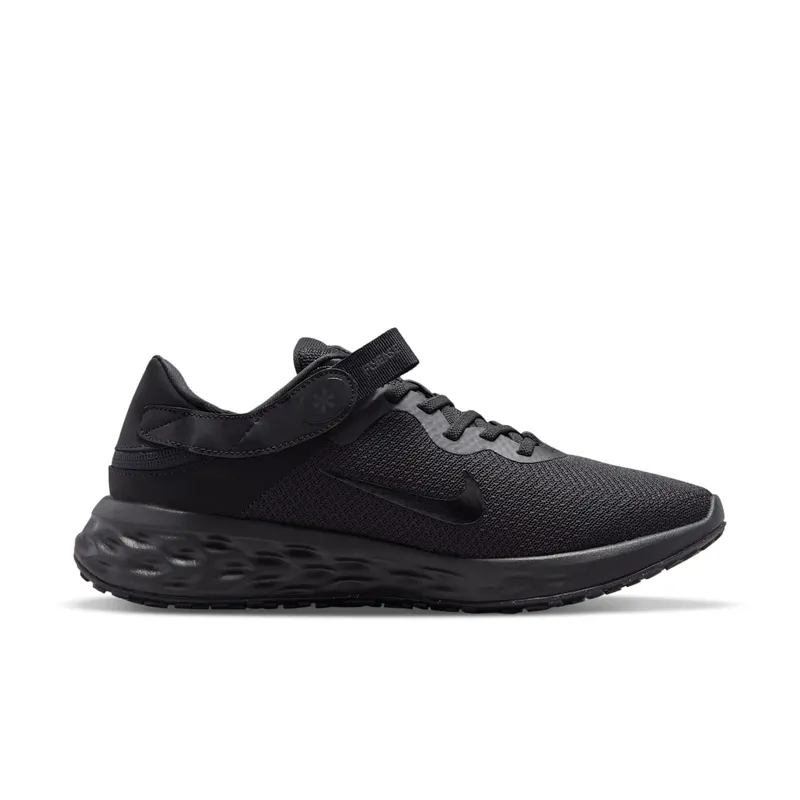 Nike Revolution 6 FlyEase Next Nature Easy On/Off Road Running Black 50% Sustainable Materials (DC8992-001)