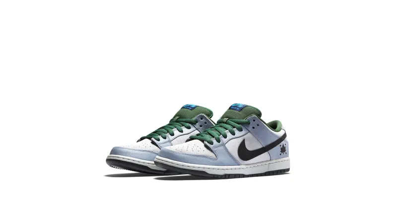 Nike Dunk SB Low Maple Leaf Central Park Dove Grey/Black-Gorge Green (313170-021)