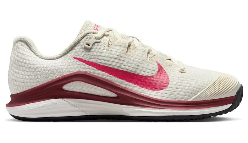 Nike Court Air Zoom Vapor 12 Clay Pale Ivory Sail Team Red Rush Pink (HQ6027-104)