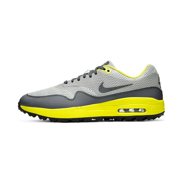 Nike Air Max 1 Golf “Grey Fog / Photon Dust / Lemon Venom / Smoke Grey” (CI7576-003)