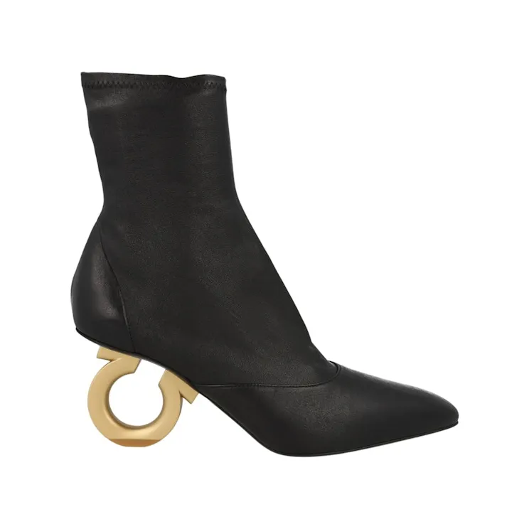 Ferragamo Elina Ankle Boots Black (01F636-763424-1C)