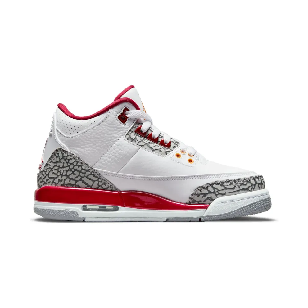 Air Jordan 3 GS Cardinal Red – “Red / White / Grey” (398614-126)