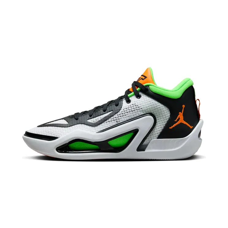 Air Jordan TATUM 1 HOME TEAM “White / Black / Green Strike / Total Orange” (DZ3324-108)
