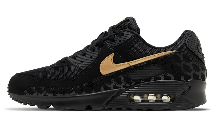 Nike Air Max 90 “Black Gold Pattern” (DC4119001)