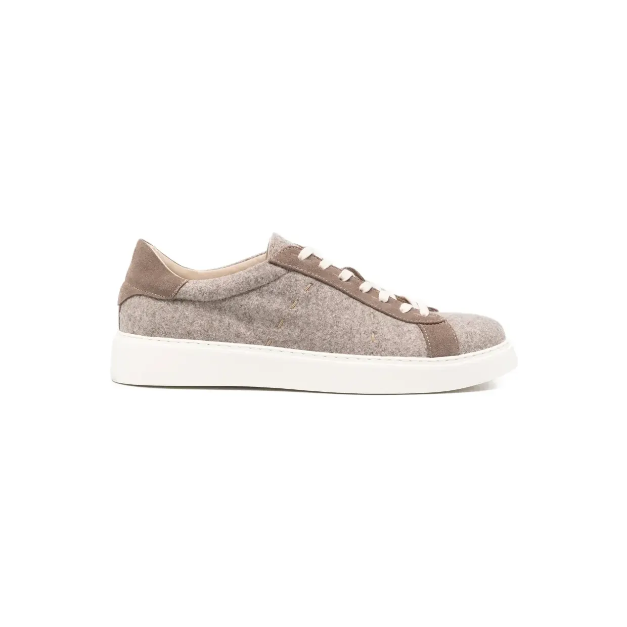 Eleventy Sneakers met suède afwerking en vlakken – Beige (N77SCAN02SCA0N005)