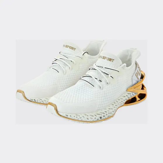 Plein Sport Thunder Force Gen. X-01 Mesh Low-Top Sneakers White 1 (FABSUSC0335PTE003N0116)