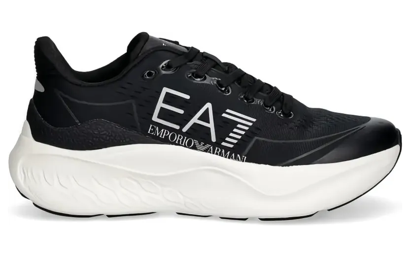 Ea7 Emporio Armani Sneakers met logoprint – Zwart (X8X245XK442)