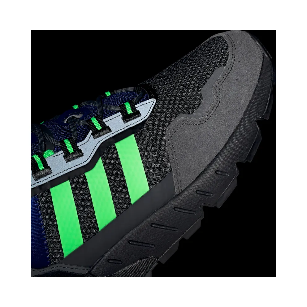 Adidas ZX 1K Boost Grey Six / Screaming Green / Core Black (H00430)