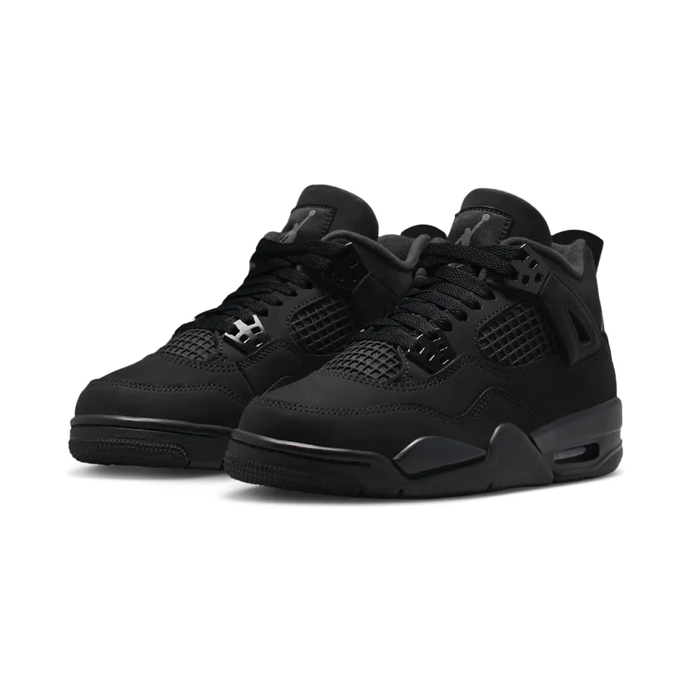 Air Jordan 4 Retro GS “Black Cat (2025)” (IB4171-010)