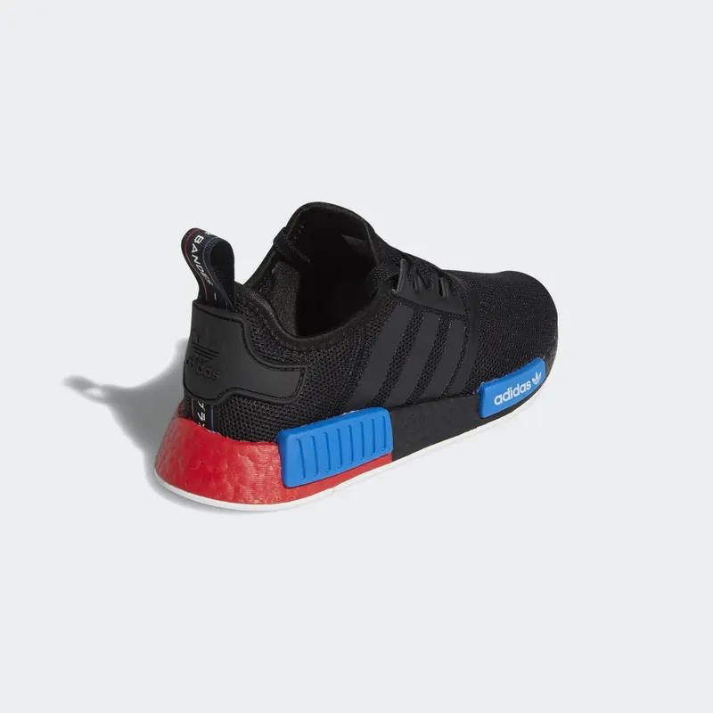 adidas NMD R1 Black Red Blue (GS) Core Black/Core Black/Lush Red (FX4352)