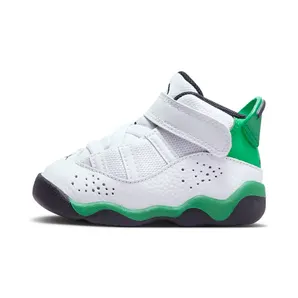 Jordan 6 Rings “White / Black / Lucky Green” (323420-131)