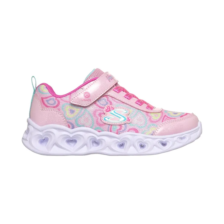 Skechers Heart Lights “Boogie Love Light Pink” (303257LLPMT)