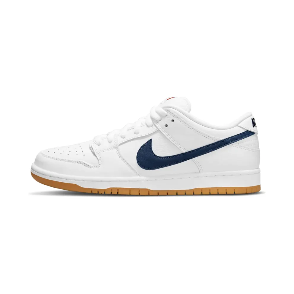 Nike SB Dunk Low Orange Label White Navy (CZ2249-100)