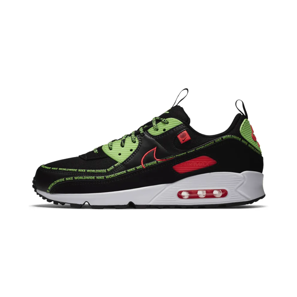 Nike Air Max 90 Worldwide Pack Black Black/Green-Red-White (CK6474-001)