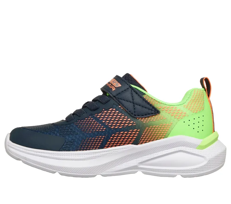 Skechers Microspec Max Velocity Sneaker Marine/Limoen