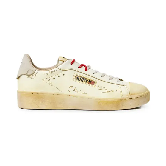 Autry Dallas leren sneakers – Beige (DVLMRW01)