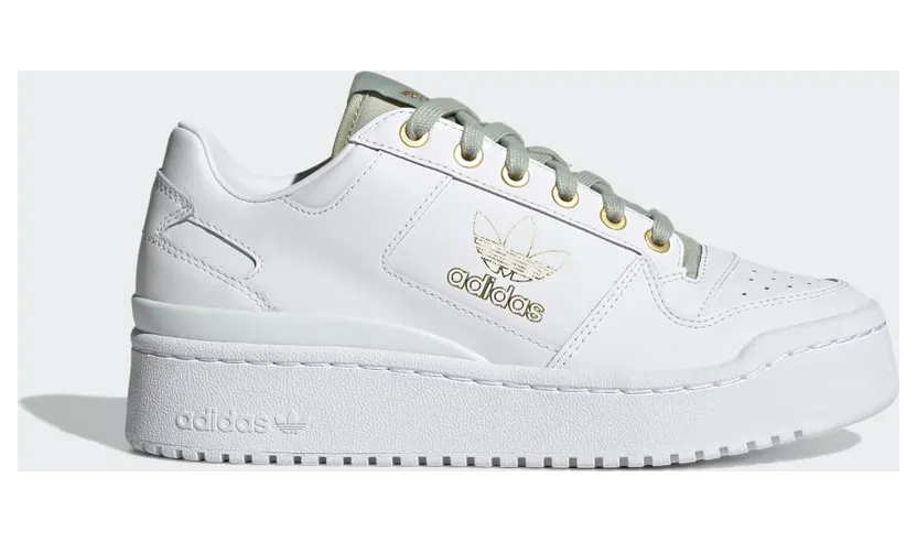 adidas Forum Bold Schuh Cloud White / Vivid Red / Matte Gold (GZ8607)