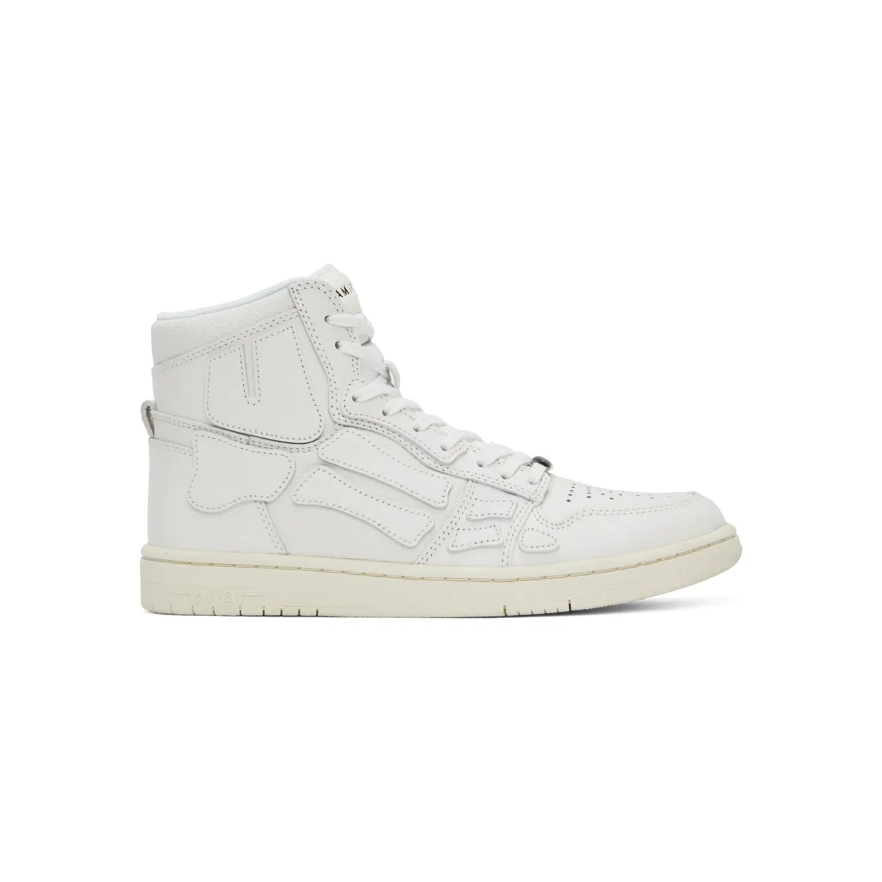 AMIRI White Hi Skel High-Top Sneakers (PF22MFS002-100)
