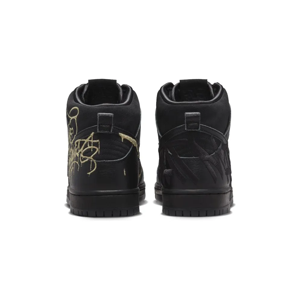 Nike SB Dunk High Pro Black/Metallic Gold/Black – “Black / Metallic Gold / Black” (DH7755-001)