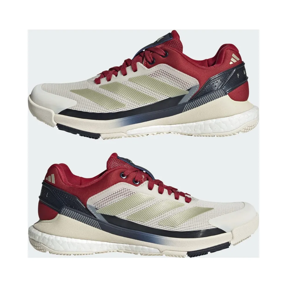 Adidas Crazyquick BOOST Padel Chalk White / Ice Gold Met. / Team Victory Red (KJ3654)