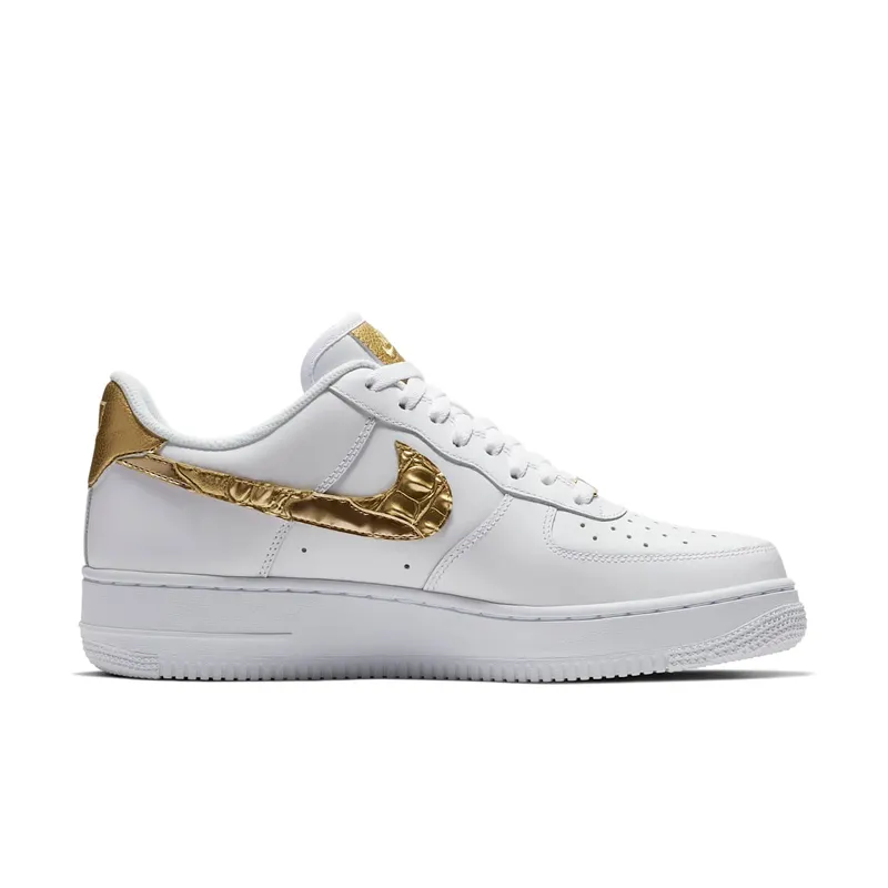 Nike Air Force 1 Low White CR7 Christiano Ronaldo Golden Patchwork (AQ0666-100)