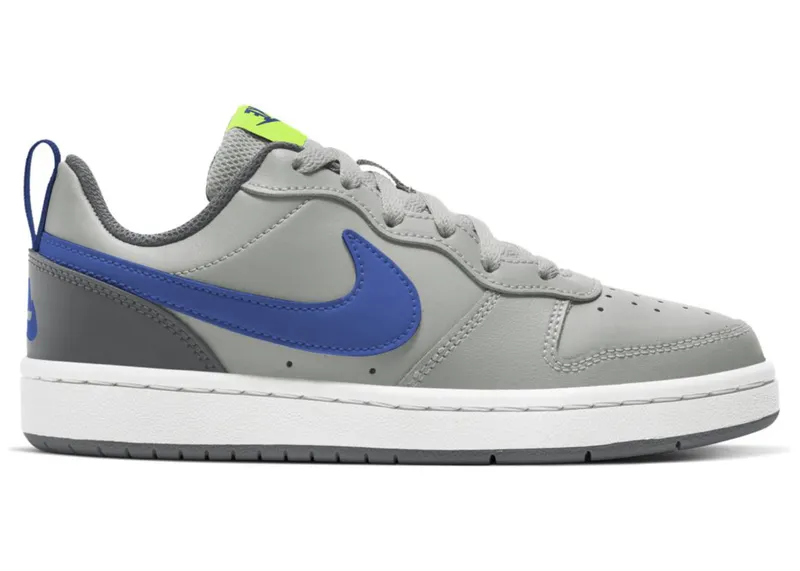 Nike Court Borough Low 2 Grey Fog Game Royal (GS) (BQ5448-012)