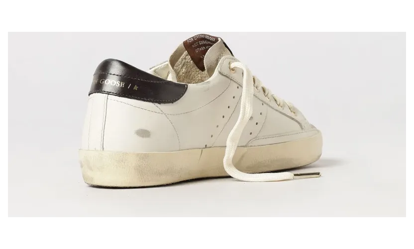 Golden goose Super-Star Leather and Suede Sneakers with Rhinestone Logo Brown (GWF00101F00887212548) (2)