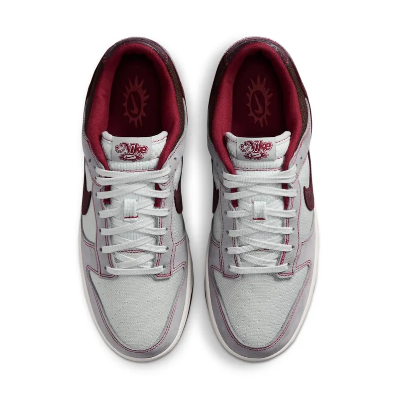 Nike Dunk Low Retro SE “Pure Platinum / Wolf Grey / Team Red / Burgundy Crush” (IH1942-001)