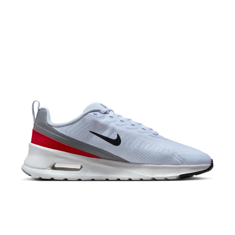 Nike Air Max Nuaxis Football Grey White Gym Red (FD4329-002)