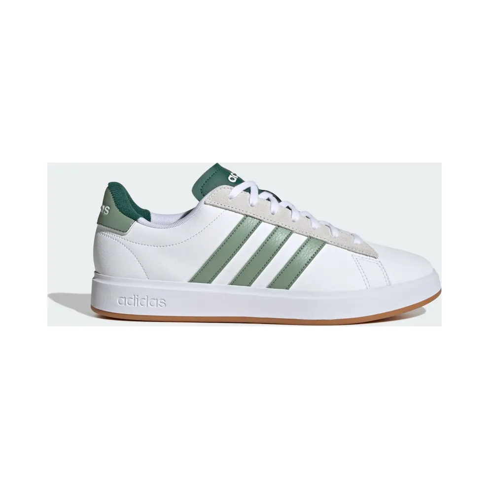 Adidas Grand Court 2.0 Cloud White / Silver Green / Collegiate Green (JH8690)