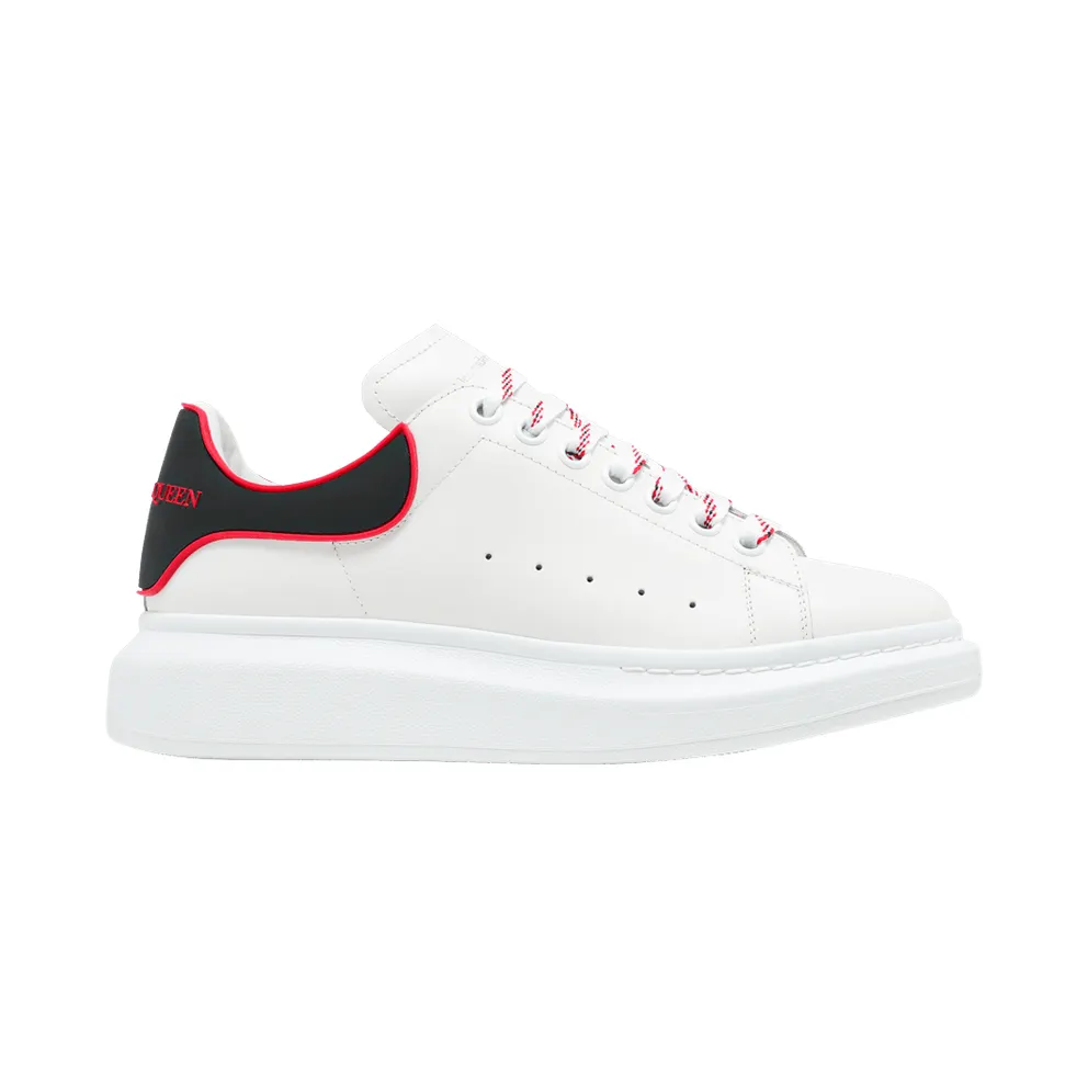 Alexander McQueen Oversized White Black Red Outline (625156WHXMT9183)
