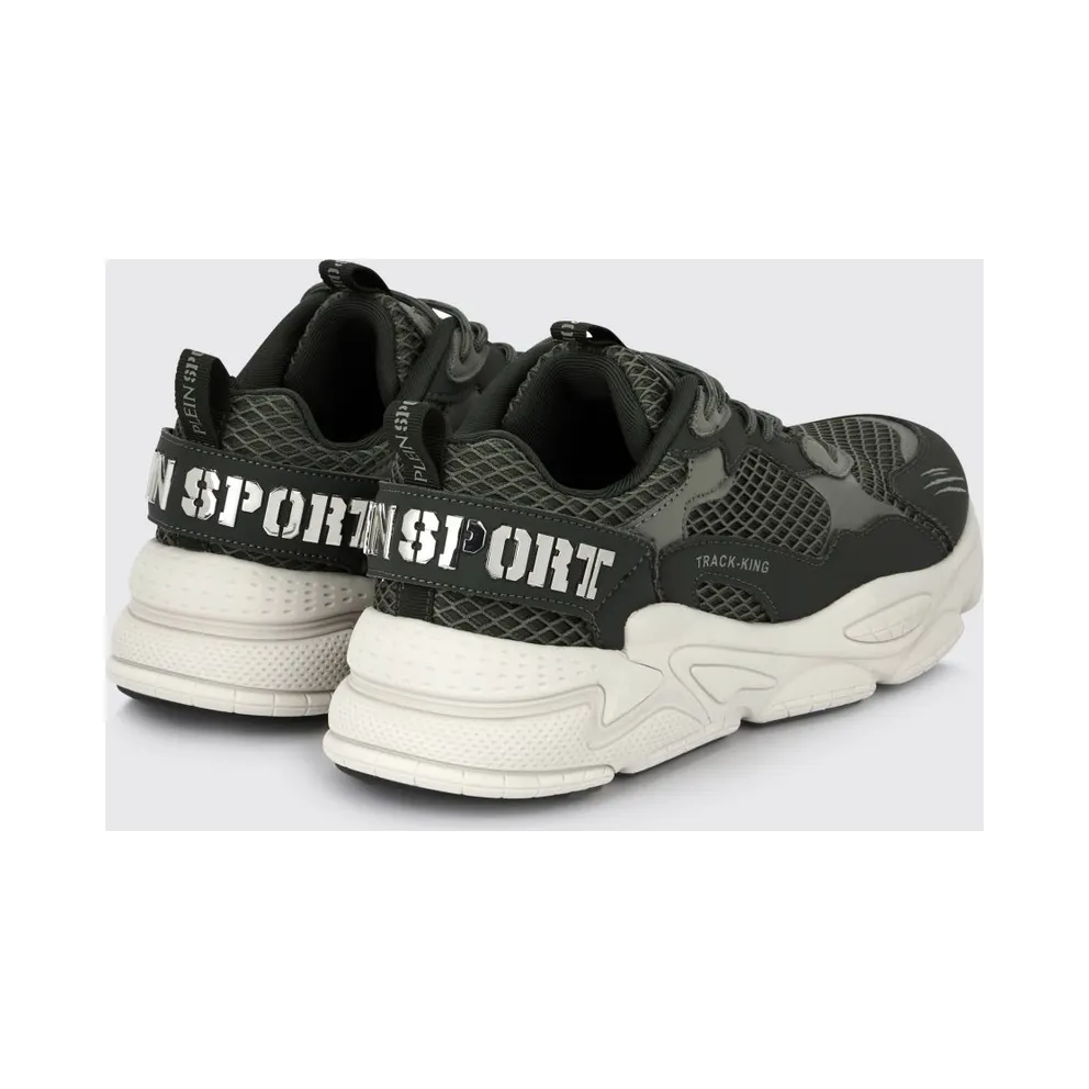 Plein Sport Track-King Leather And Mesh Green (FAESUSC0800STE003N65)