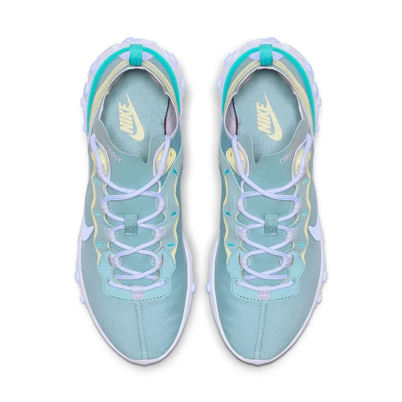Nike React Element 55 Ocean Cube (W) Ocean Cube/Amethyst Tint-Luminous Green (BQ2728-301)