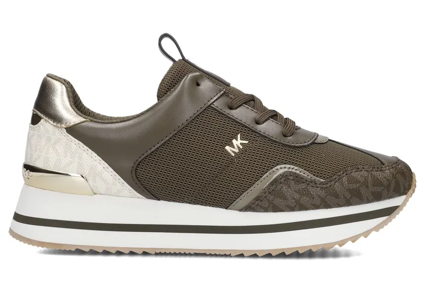 MICHAEL Kors Michael Kors sneaker Goud / Olijfgroen / Wit (43T6RNFS1D282LODEN)