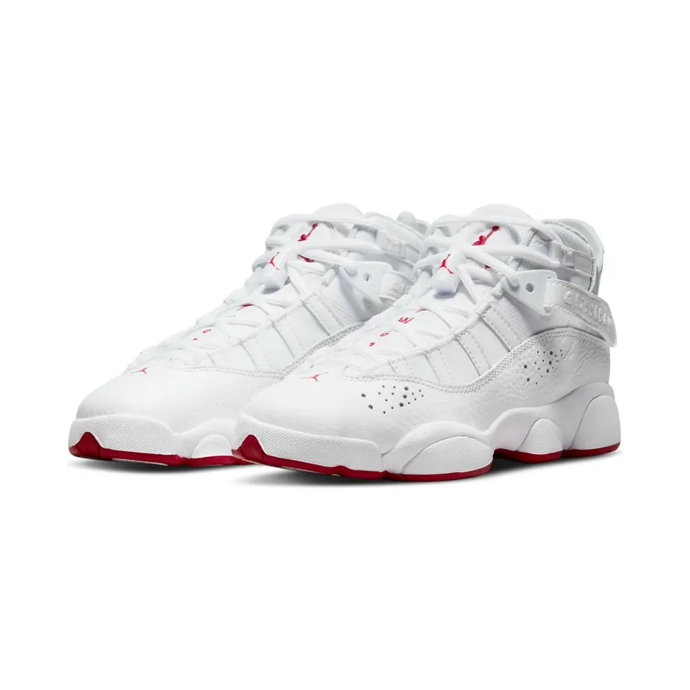 Jordan 6 Rings White Red Sole (323419-116)