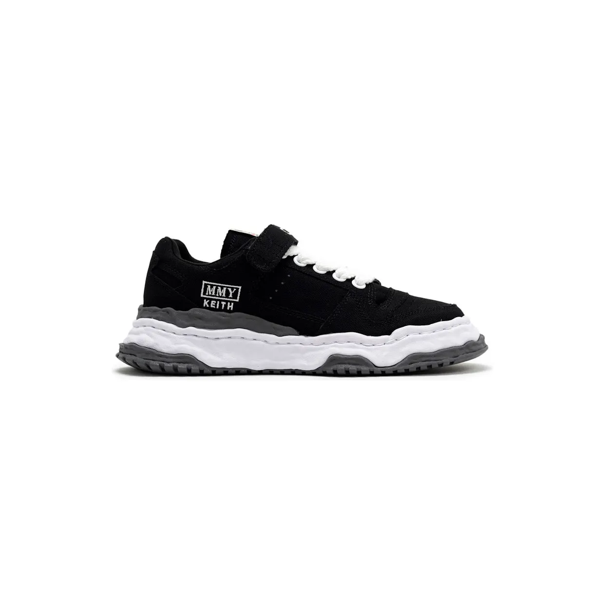 Maison Mihara Yasuhiro Keith OG Sole Canvas Low Black White (A15FW740-BLK)