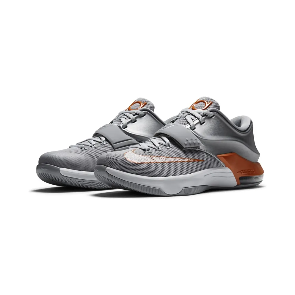 Nike KD 7 ‘Wild West’ Metallic Silver/Urban Orange-Wolf Grey-Pure Platinum (653996-080)