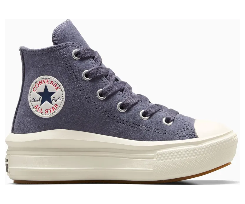 Converse Chuck Taylor All Star Move Platform Suede Lavender Ash/Egret (A12472C)
