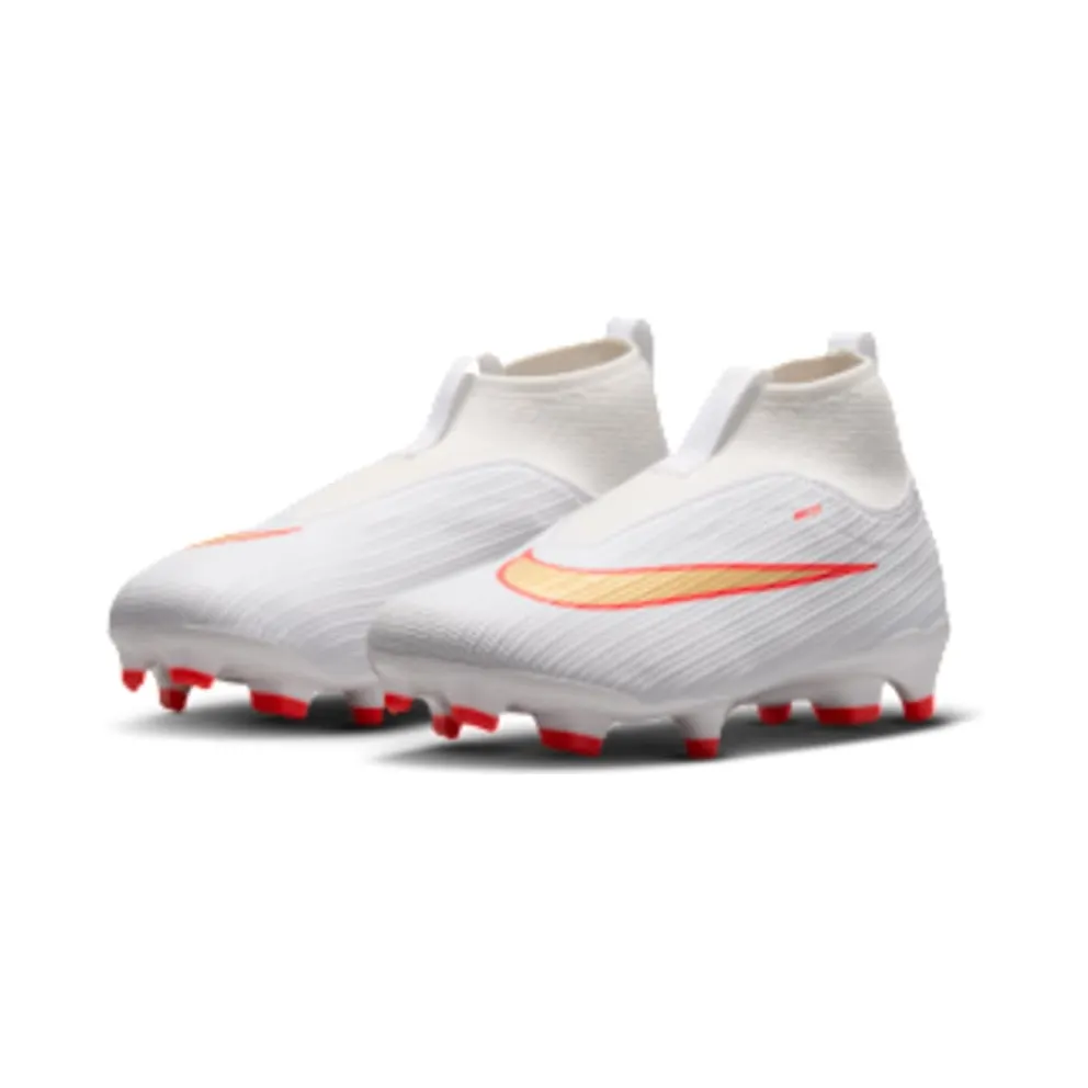 Nike Jr. Mercurial Superfly 11 Academy ‘ Multi-Ground High-Top “White/Bright Crimson/Blur” (IU1783-100)